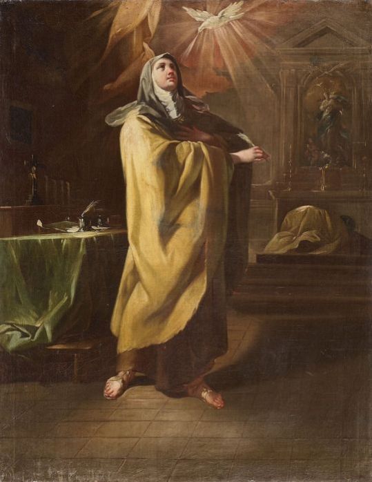 Saint teresa of Avila art by Corrado Yaquinto